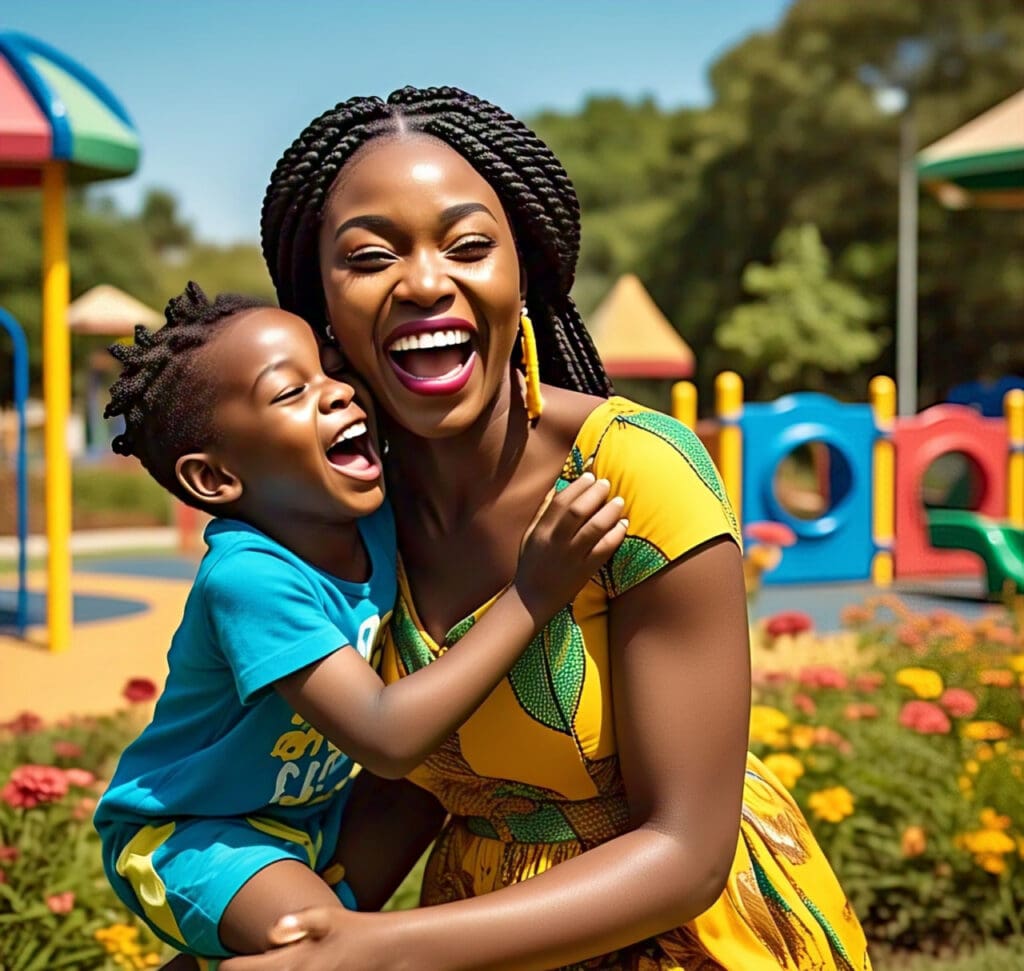 Reparenting Yourself: Healing Emotional Wounds and Building a Better You 1 a mother and son having fun- reparenting