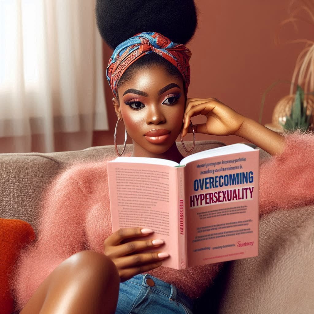 Hypersexuality: Unveiling the Truth Beyond a 'High Sex Drive' a lady reading- hypersexuality