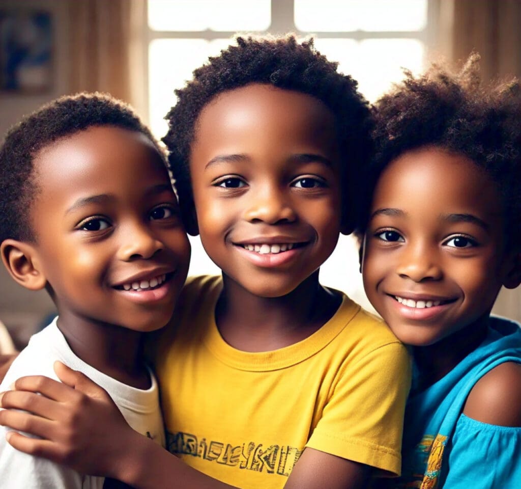Beyond "Please & Thank You": Teaching Kids True Kindness 1 a boy with his friends- true kindness