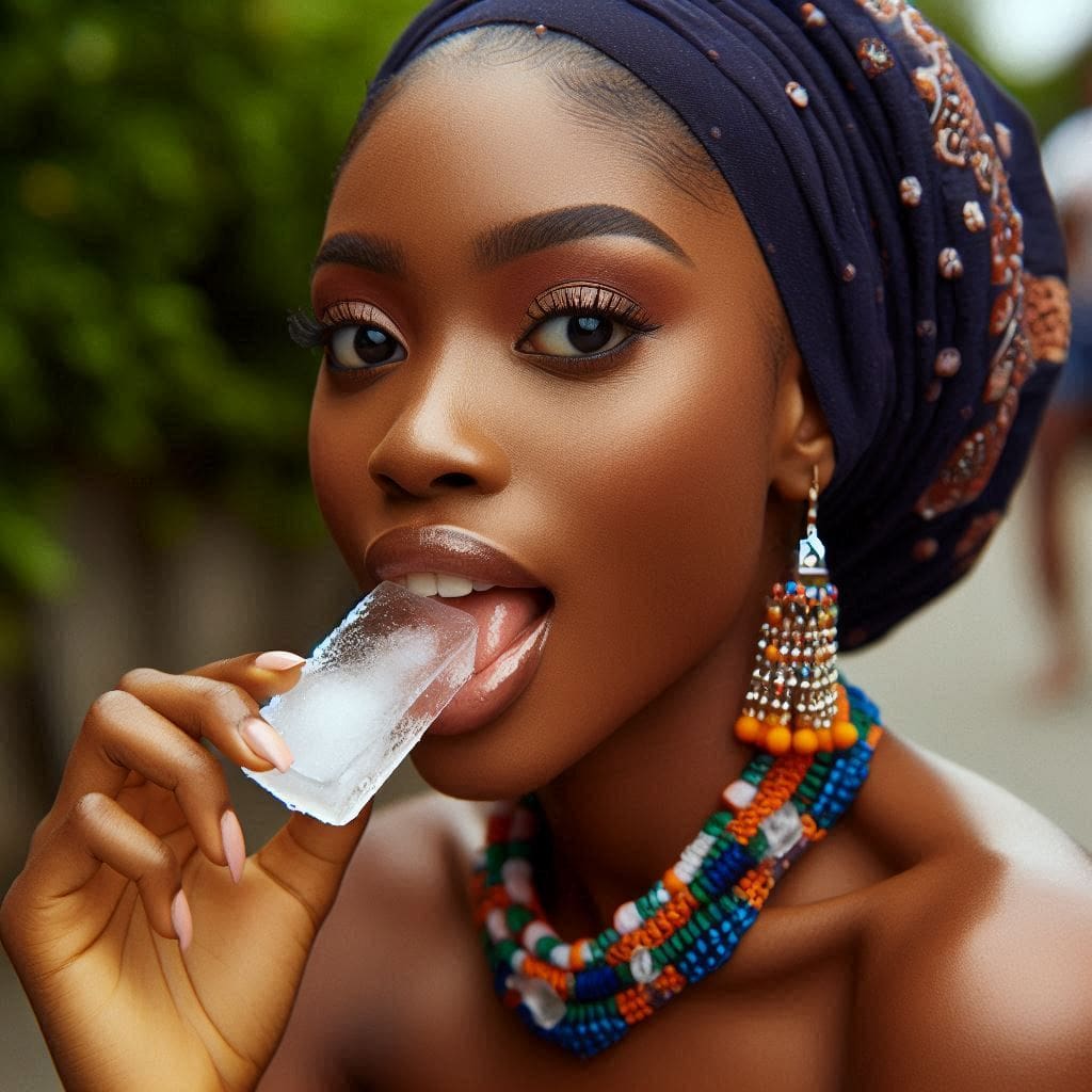 Craving the Inedible: Understanding and Overcoming Pica a lady taking ice- pica