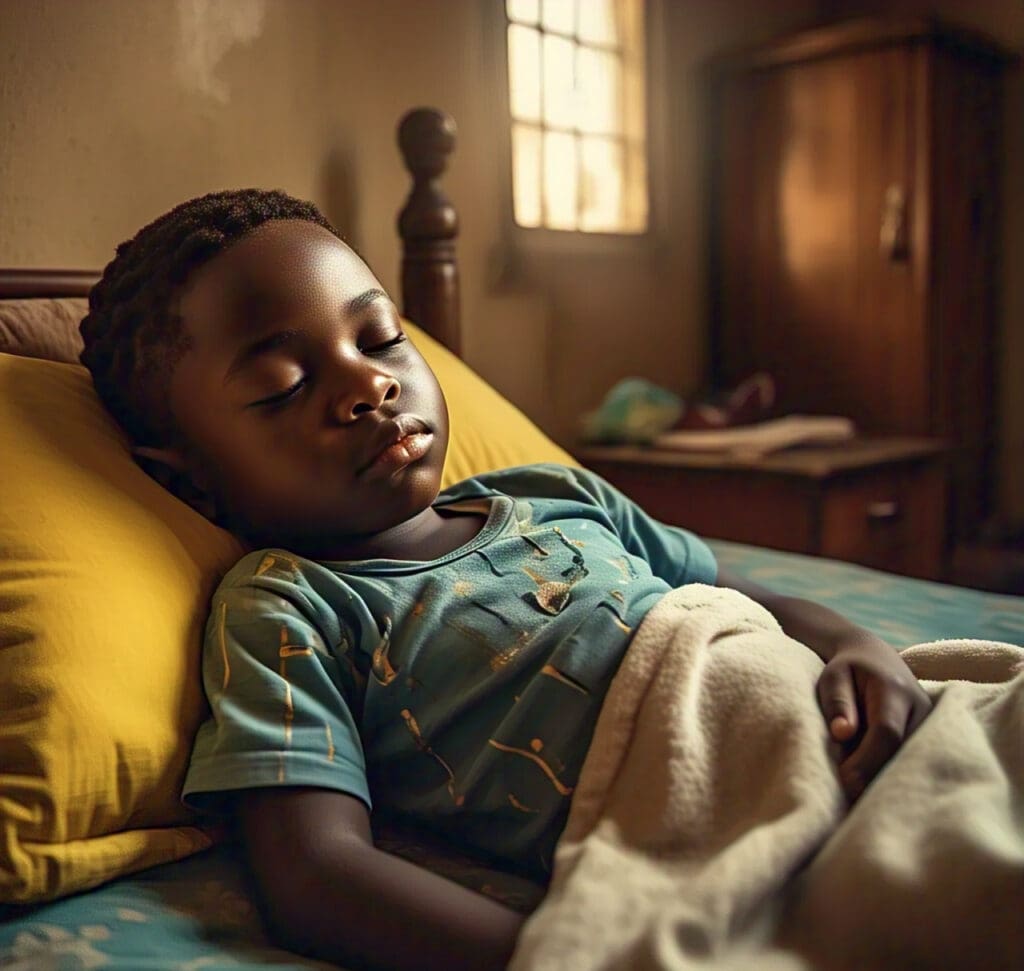 Sleep Talking Unveiled: Causes, Effects, and Smart Ways to Manage It 1 a child sleeping soundly- sleep talking