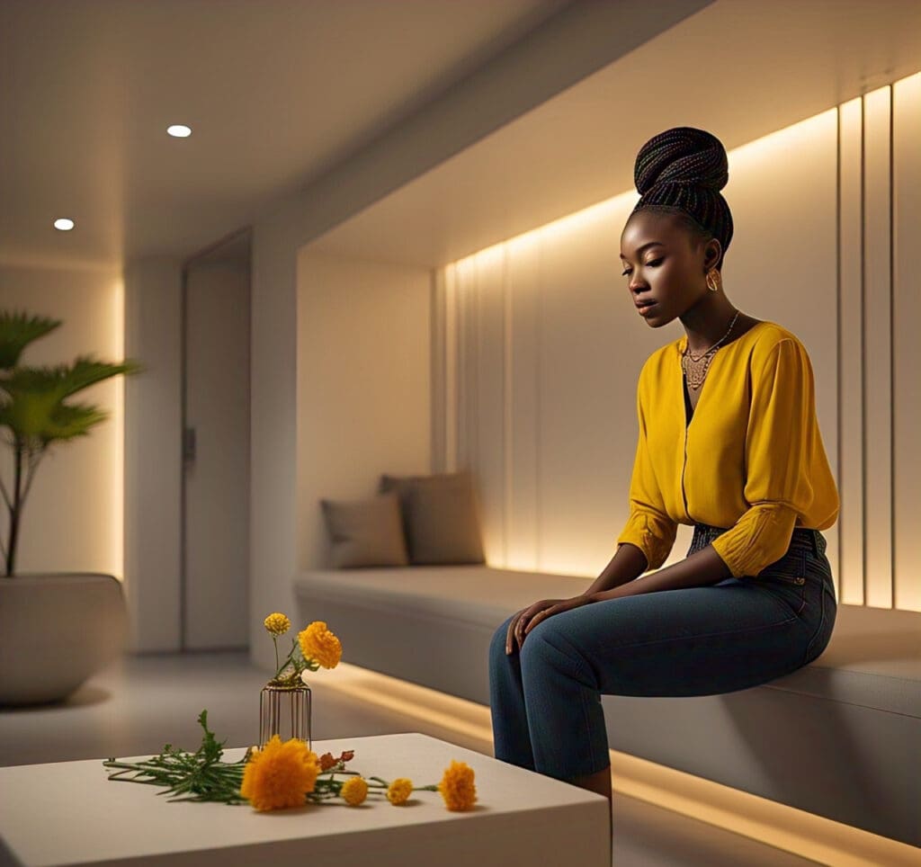 Appreciation Burnout: When Constant Gratitude Becomes Exhausting a sad lady- appreciation burnout