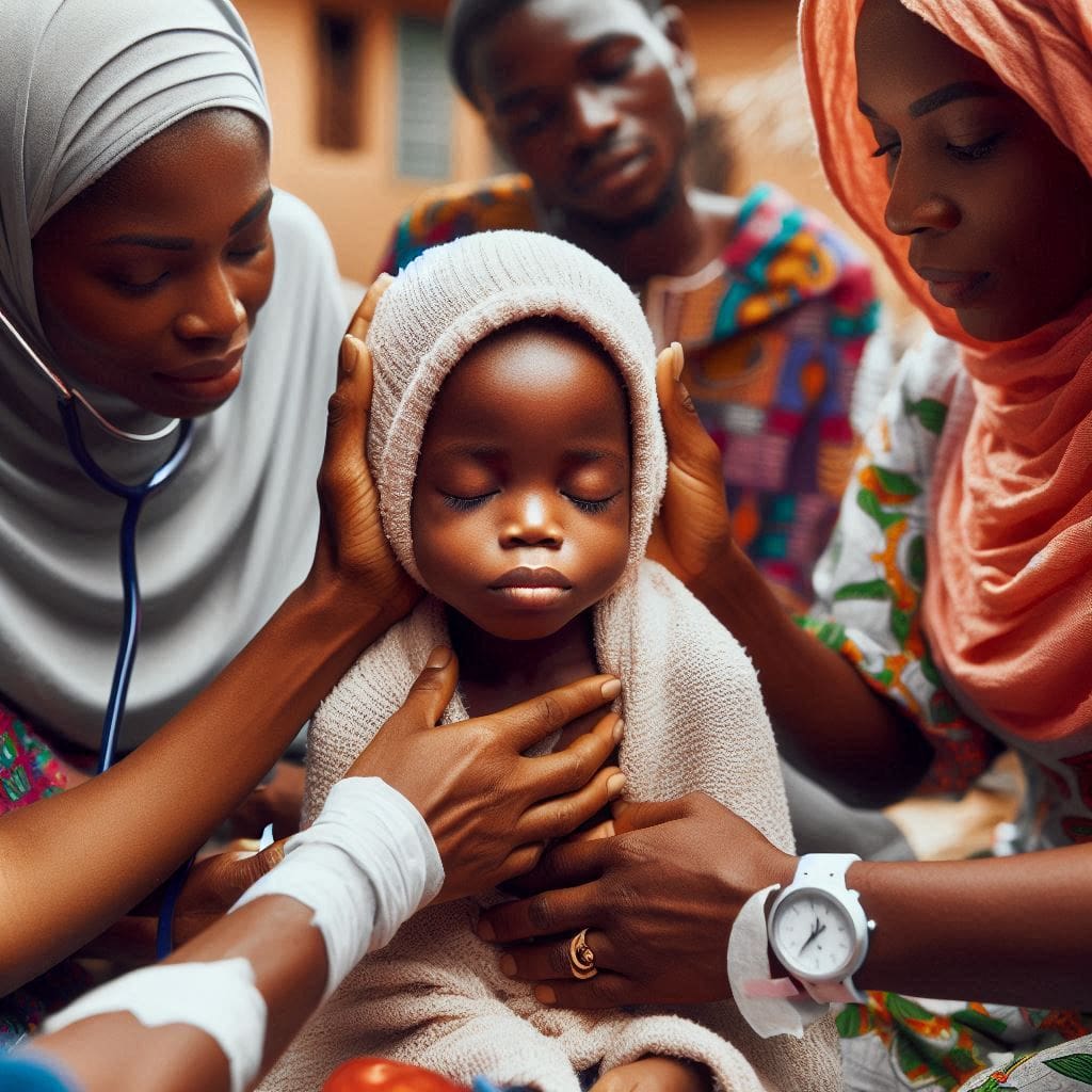Diphtheria: The Sneaky Throat Thief - Everything You Need to Know a sick child- diphtheria