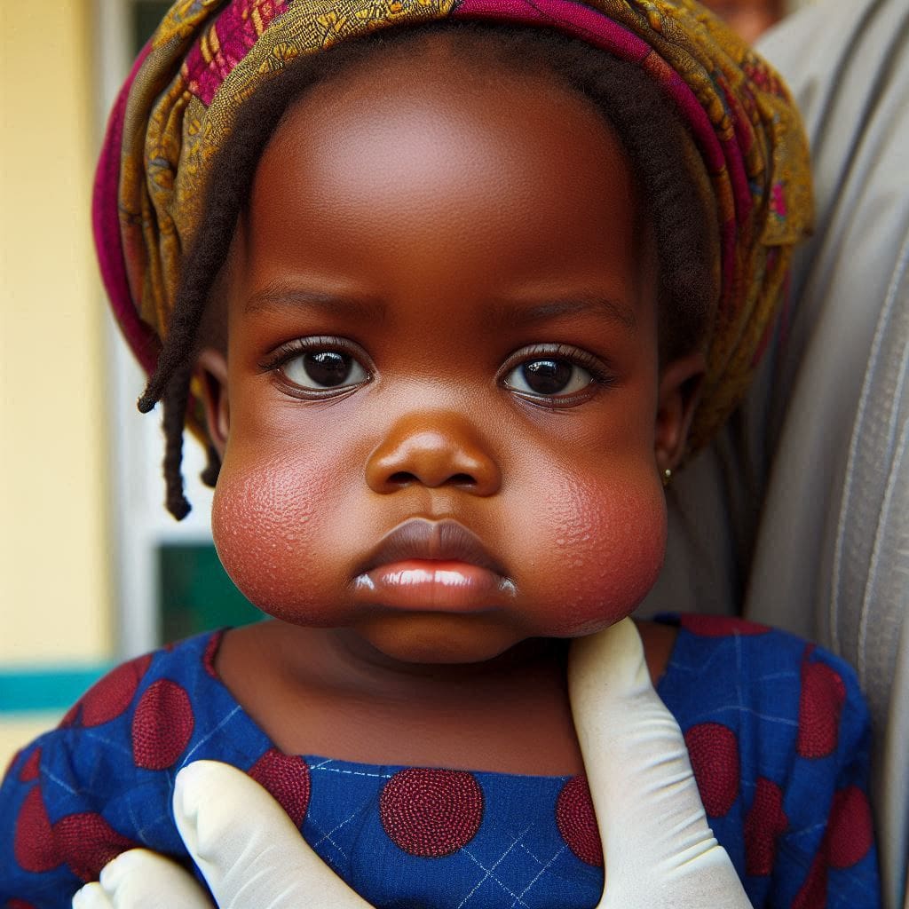 Mumps: Causes, Symptoms, Diagnosis, and Treatment a child with swollen and painful cheeks- mumps