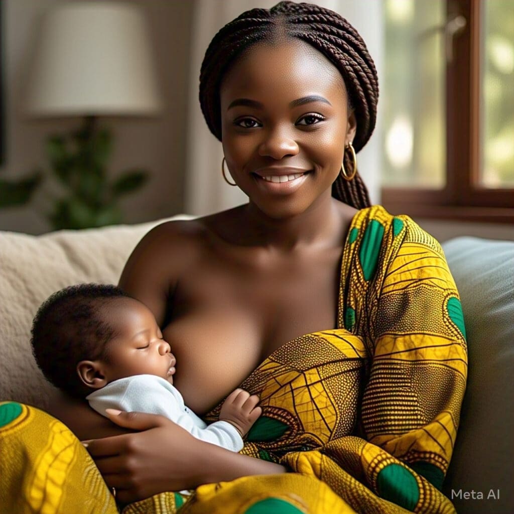 Maternal and Child Health in Nigeria: Challenges & Solutions 1 A mother breastfeeding her newborn