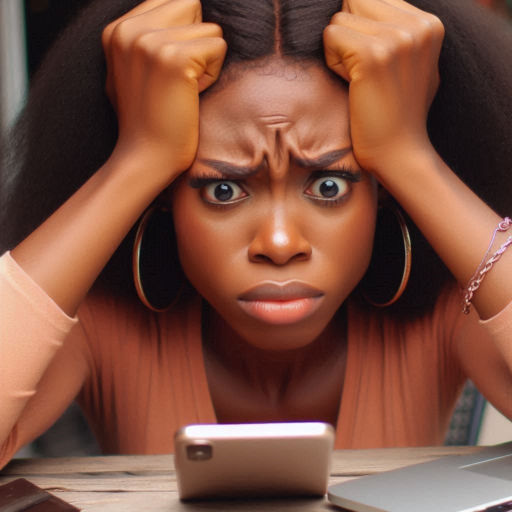 Stop Being a Copycat: The Real Cost of Tailing Others an angry lady- tailing others